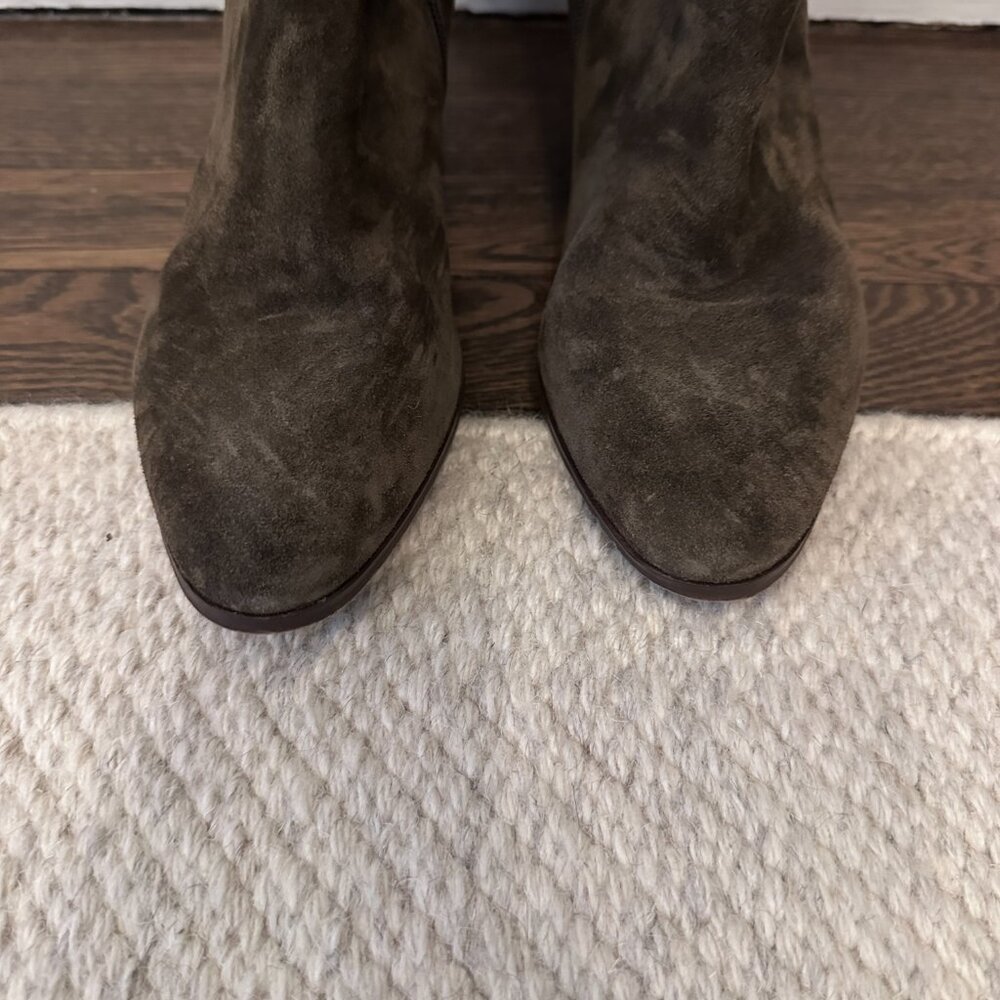 Sézane Adèle boots in Khaki (dark olive), size 39 ~ pre-owned EUC! - Picture 6 of 9